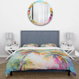 Popart Palm Trees III - Duvet Cover Set