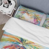 Popart Palm Trees III - Duvet Cover Set