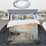 Pier And Dock Seaside III - Duvet Cover Set