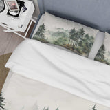 Pine Tree Misty Morning I - Duvet Cover Set