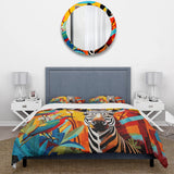 Pop Art Wildlife Zebra - Duvet Cover Set