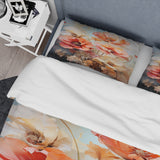 Coral Poppies Romantic Impression III - Duvet Cover Set