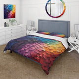 Abstract Rainbow Colorful Arch Collage - Duvet Cover Set