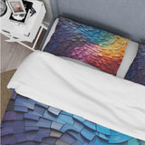 Abstract Rainbow Colorful Arch Collage - Duvet Cover Set