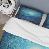 Pointillism River Majestic Cascade - Duvet Cover Set