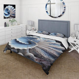 Blue Seashell Symphony - Duvet Cover Set