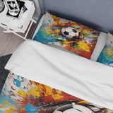 Abstraction Soccer Ball - Duvet Cover Set