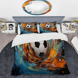 Soccer Ball Kaleidoscope I - Duvet Cover Set