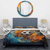 Soccer Ball Kaleidoscope I - Duvet Cover Set