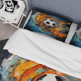 Soccer Ball Kaleidoscope I - Duvet Cover Set