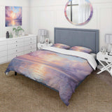 Sunset Cotton Candy Skies II - Duvet Cover Set