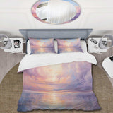 Sunset Cotton Candy Skies II - Duvet Cover Set