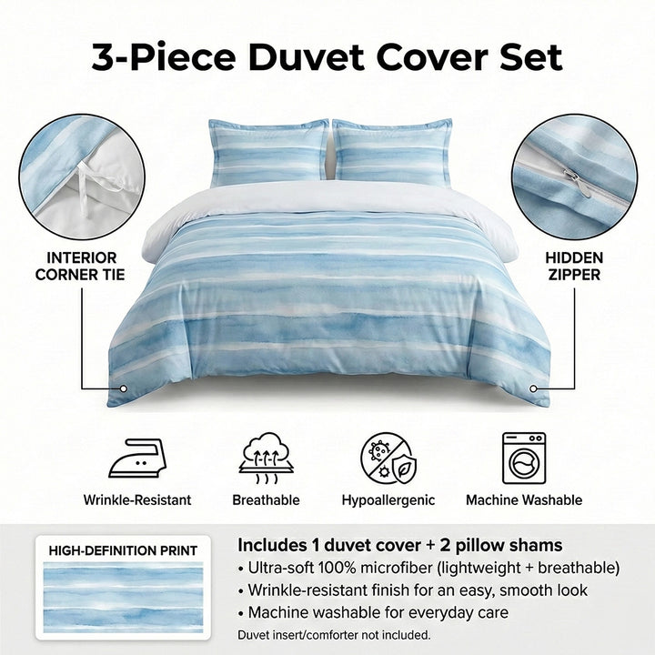 Modern Bedding Set - Soft Charcoal Flowers Duvet Cover And Cushion Set