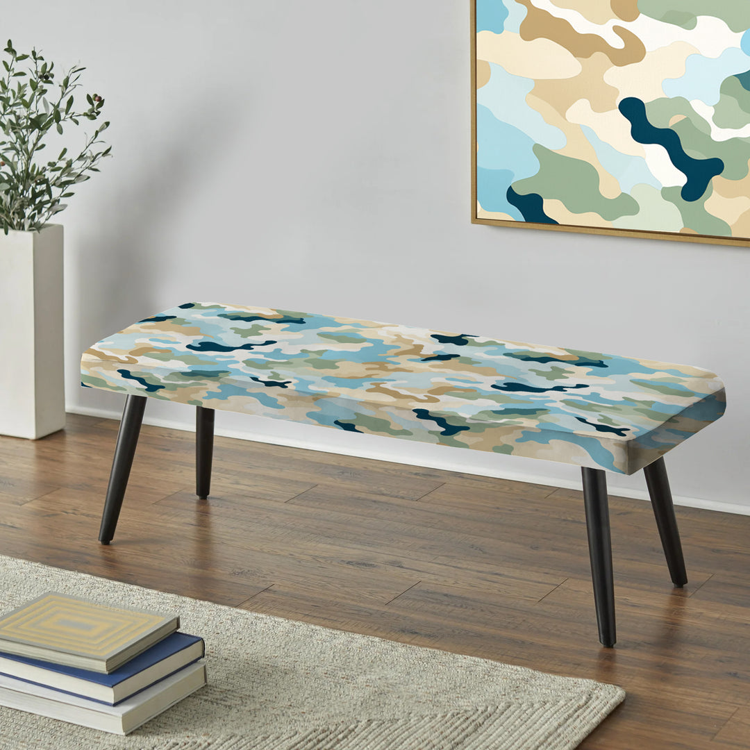 Oasis Camouflage Blend - Upholstered Accent Bench