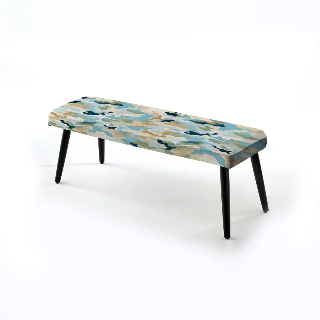 Oasis Camouflage Blend - Upholstered Accent Bench