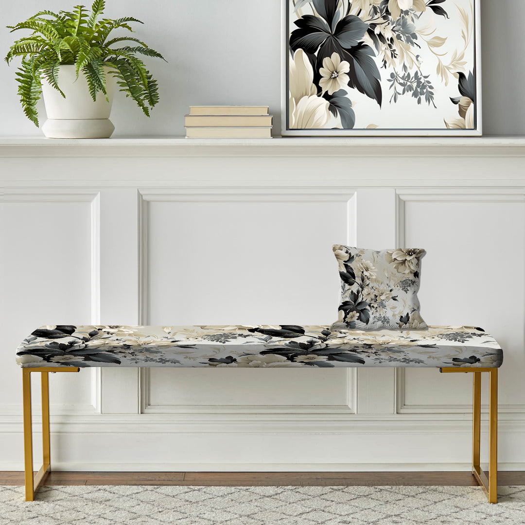 Urban Victorian Chic Victorian Pattern - Upholstered Accent Bench
