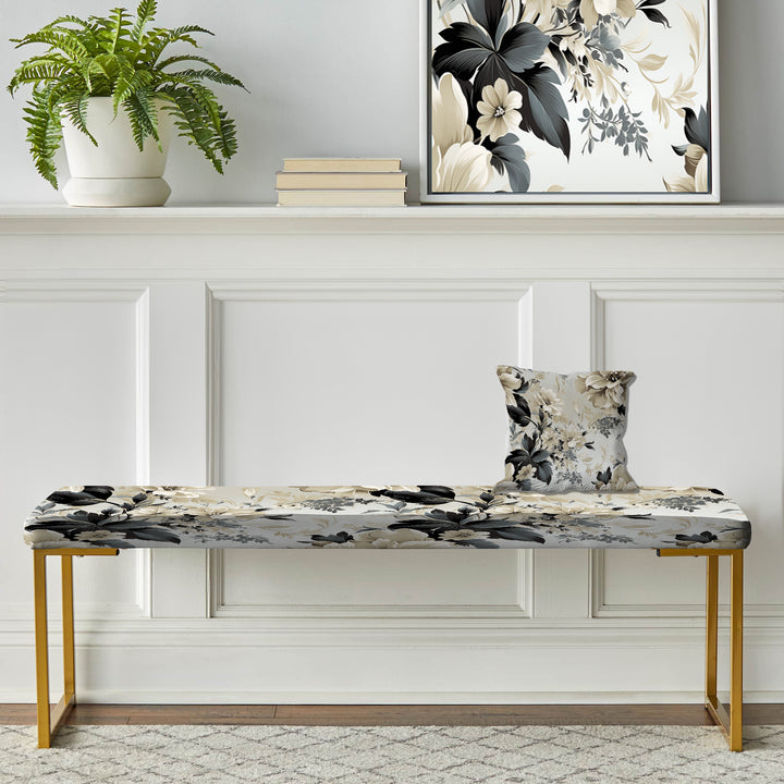 Urban Victorian Chic Victorian Pattern - Upholstered Accent Bench