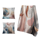Abstract Marble Throw Blanket - Whispers Of Marble V