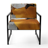 White Yellow Forest Leafs In Aspen Colorado - USA Upholstered Accent Chair