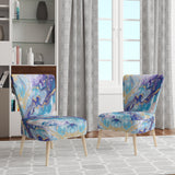 Berendien Marble Upholstered Slipper Chair Velvet
