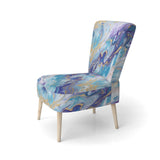 Berendien Marble Upholstered Slipper Chair Velvet