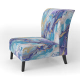 Berendien Marble Upholstered Slipper Chair Velvet