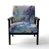 Berendien Marble Upholstered Slipper Chair Velvet