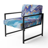 Berendien Marble Upholstered Slipper Chair Velvet