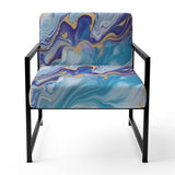 Berendien Marble Upholstered Slipper Chair Velvet