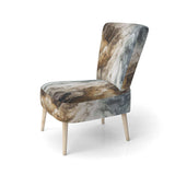 Abstract Marble With Copy Space II- Upholstered Accent Chair