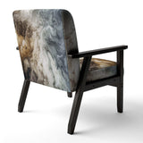 Abstract Marble With Copy Space II- Upholstered Accent Chair