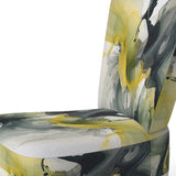 Black and Yellow Splash - Modern Arm Chair