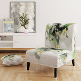 Green and Black Splash - Modern Arm Chair