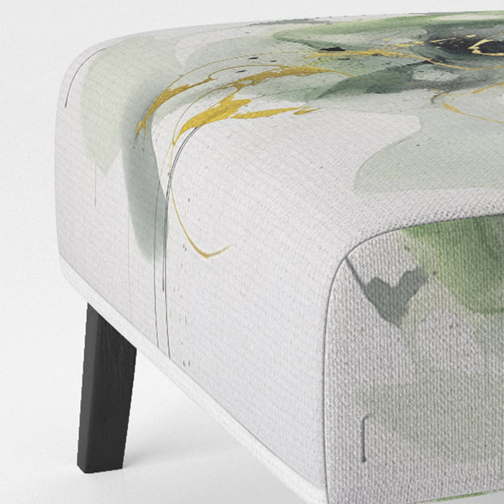 Green and Black Splash - Modern Arm Chair