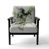 Green and Black Splash - Modern Arm Chair
