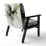Green and Black Splash - Modern Arm Chair