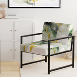 Green and Black Splash - Modern Arm Chair