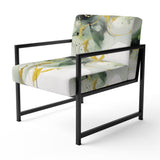 Green and Black Splash - Modern Arm Chair