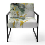 Green and Black Splash - Modern Arm Chair