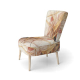 Minimalist Gold and Beige - Modern Arm Chair