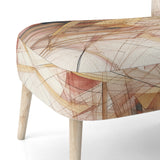 Minimalist Gold and Beige - Modern Arm Chair