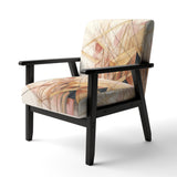 Minimalist Gold and Beige - Modern Arm Chair
