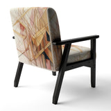 Minimalist Gold and Beige - Modern Arm Chair
