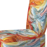 Orange and Blue Layers Of Emotion - Modern Arm Chair