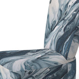 Blue and Grey Ethereal Elixir III- Upholstered Accent Chair