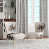 Grey Symmetrical Meets - Modern Arm Chair