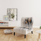 Grey Symmetrical Meets - Modern Arm Chair