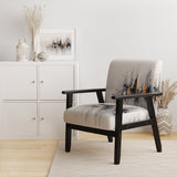Grey Symmetrical Meets - Modern Arm Chair