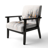 Grey Symmetrical Meets - Modern Arm Chair