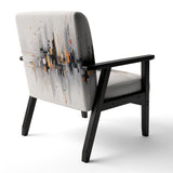 Grey Symmetrical Meets - Modern Arm Chair